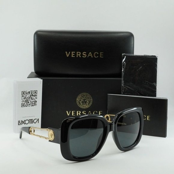 Versace Accessories - FINAL PRICE  NEWEST VERSACE VE4411 GB1/87 BLACK/GREY SQUARE SUNGLASSES